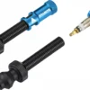 Pair Of Granite Design Juicy Nipple Tubeless Valves 80 Mm With Blue Shell Removal Plugs