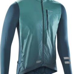 Triban RC500 Shield Long Sleeve Jersey Green
