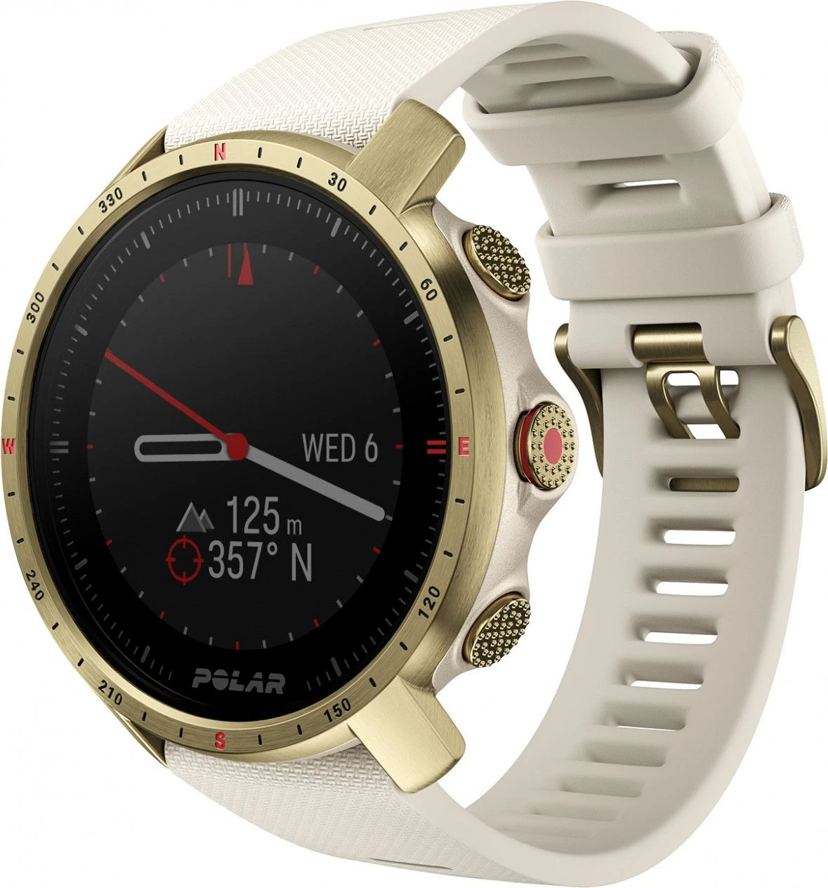 Polar Grit X Pro GPS Watch White / Gold 1 Polar Grit X Pro GPS Watch White / Gold