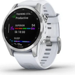 Garmin Fenix 7S Sport Watch Silver White