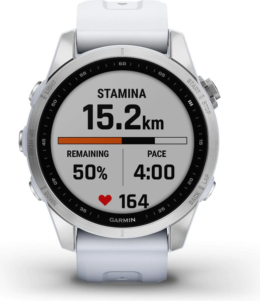 Garmin Fenix 7S Sport Watch Silver White 3 Garmin Fenix 7S Sport Watch Silver White - Image 3