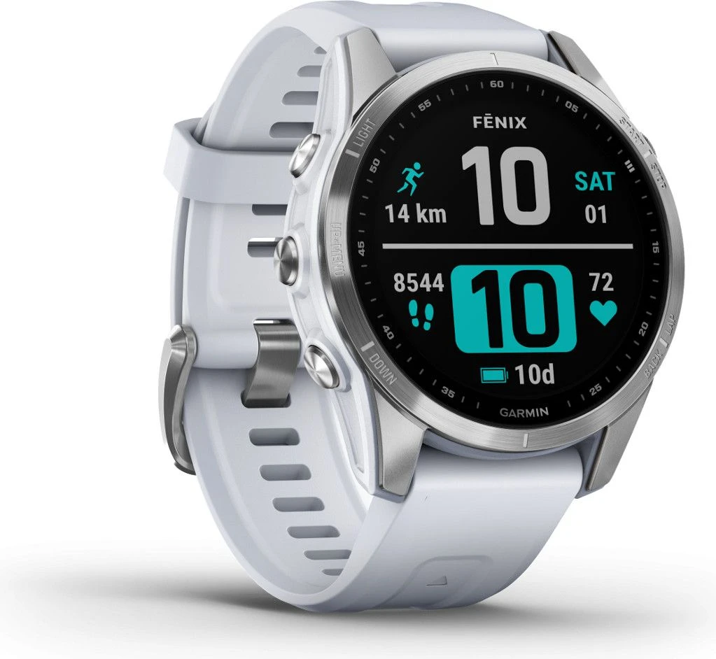 Garmin Fenix 7S Sport Watch Silver White 4 Garmin Fenix 7S Sport Watch Silver White - Image 4