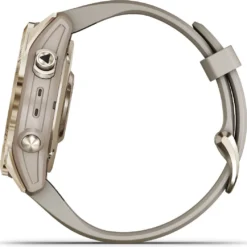 Garmin Fenix 7S Sapphire Solar Titanium Sport Watch Light Gold / Beige -Sram Bike Shop 218570661e03d3f9bfac2.18595213