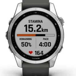 Garmin Fenix 7S Sport Watch Silver / Dark Grey -Sram Bike Shop 218571961e04d41408502.22248929