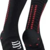 Pair Of Compressport Pro Racing Socks V4.0 Ultralight Bike Black