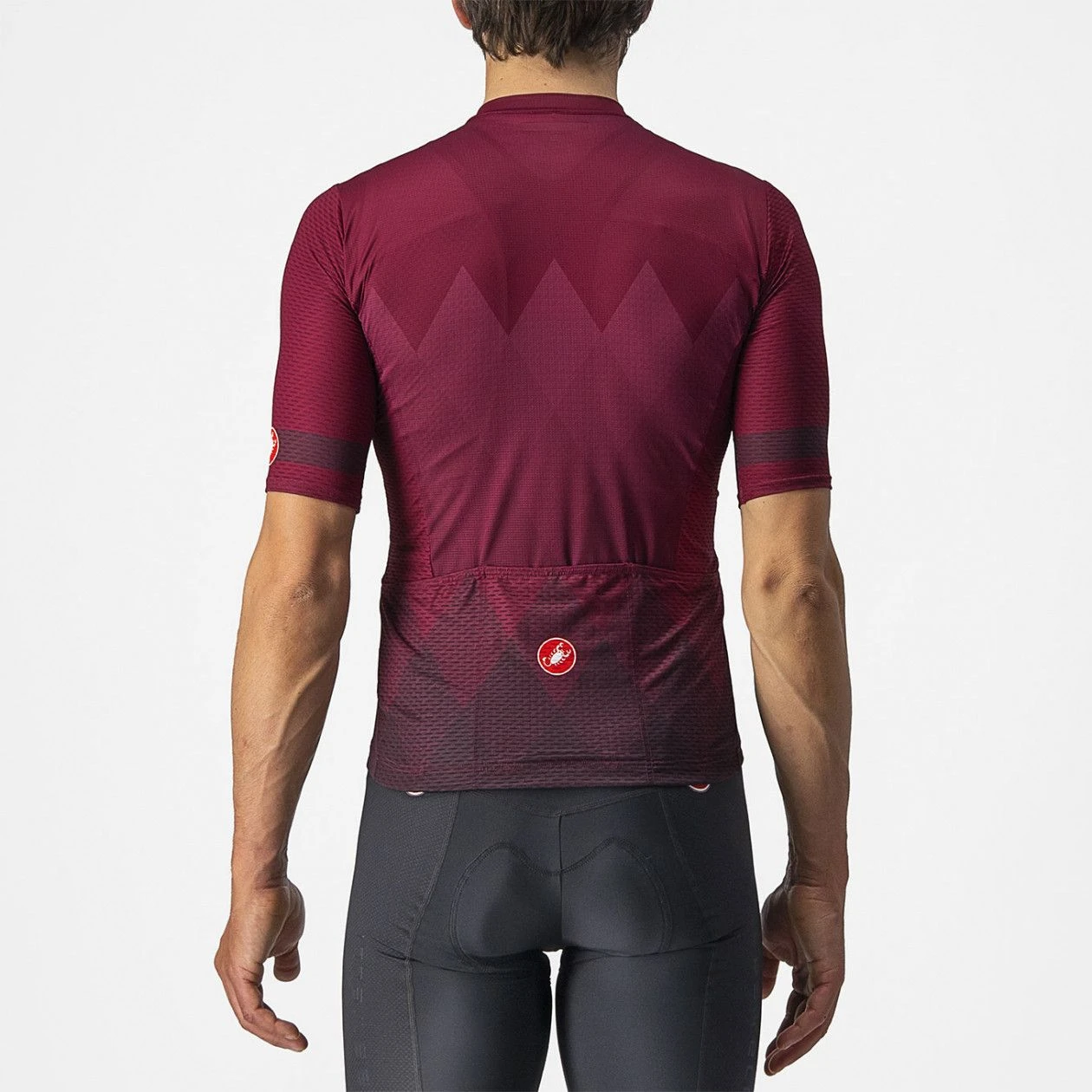 Castelli A Tutta Red Bordeaux Jersey 2 Castelli A Tutta Red Bordeaux Jersey - Image 2