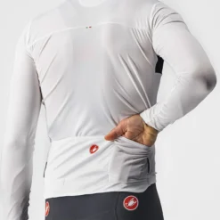 Castelli Prologo 7 Long Sleeve Jersey White -Sram Bike Shop 218637661c1e8cc75c880.83535584