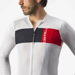 Castelli Prologo 7 Long Sleeve Jersey White -Sram Bike Shop 218637661c1e8d0a97930.33573506