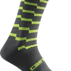 Castelli Unlimited 18 Socks Gray / Yellow