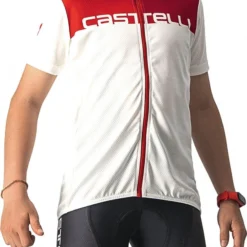 Castelli Neo Prologo Kids Jersey White / Red