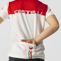 Castelli Neo Prologo Kids Jersey White / Red -Sram Bike Shop 218643161c1e90d173897.07169064
