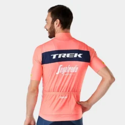Santini X Trek Segafredo Replica Short Sleeve Jersey Coral / Pink -Sram Bike Shop 219322661dd9d0f4fb060.73945723