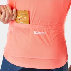 Santini X Trek Segafredo Sleeveless Windbreaker Vest Coral Pink 7 Santini X Trek Segafredo Sleeveless Windbreaker Vest Coral Pink -Sram Bike Shop 219322861dda6d7945077.50551430