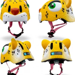 Crazy Safety Children's Helmet Leopard Yellow -Sram Bike Shop 219755461e7c5ecda7511.37420839