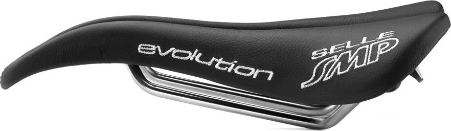 SMP Evolution Saddle Black Steel Rails 2 SMP Evolution Saddle Black Steel Rails - Image 2