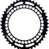 ROTOR ROUTE Chainring Internal 46 Teeth 130mm BCD Black