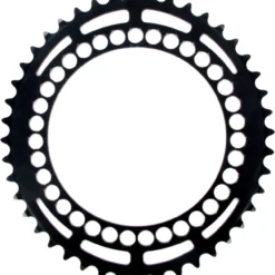 ROTOR ROUTE Chainring Internal 46 Teeth 130mm BCD Black