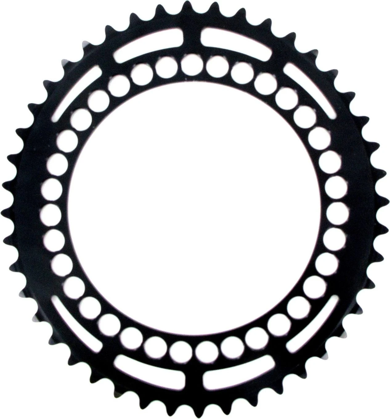 ROTOR ROUTE Chainring Internal 46 Teeth 130mm BCD Black 1 ROTOR ROUTE Chainring Internal 46 Teeth 130mm BCD Black