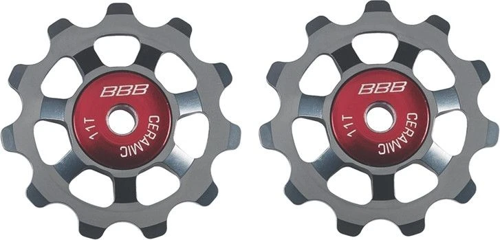 BBB Pair Of ALUBOYS Rollers C Ramic 9-10-11 Speeds 1 BBB Pair Of ALUBOYS Rollers C Ramic 9-10-11 Speeds