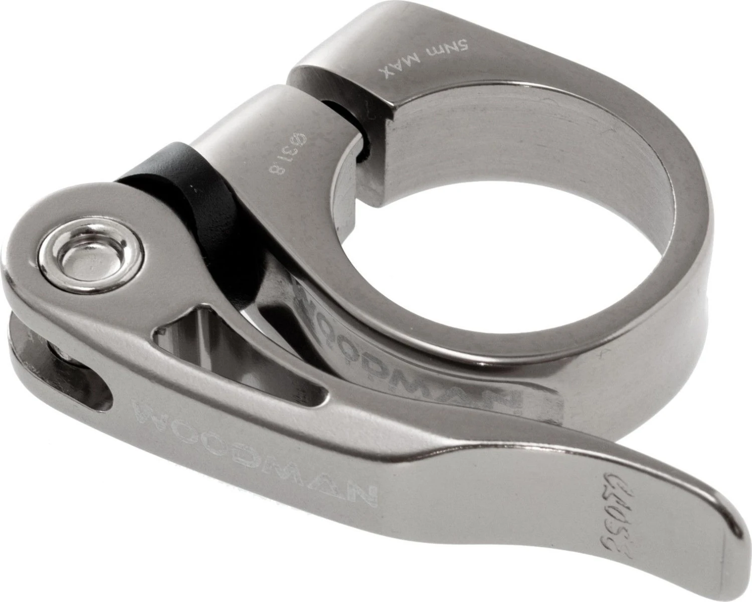 WOODMAN DEATHGRIP QR Seat Clamp Quick Release Titanium 1 WOODMAN DEATHGRIP QR Seat Clamp Quick Release Titanium