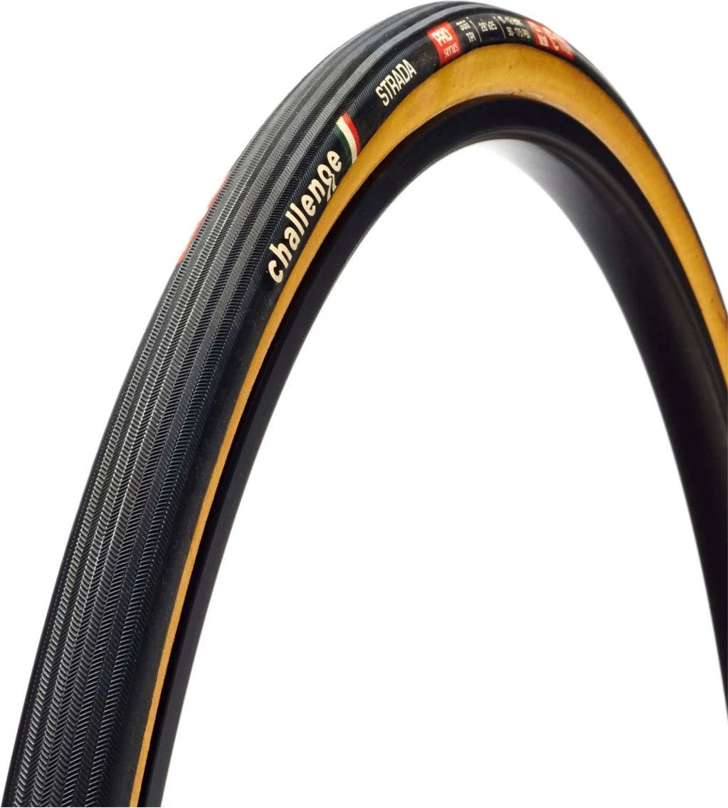 CHALLENGE Tire STRADA 700 Black/Beige 1 CHALLENGE Tire STRADA 700 Black/Beige