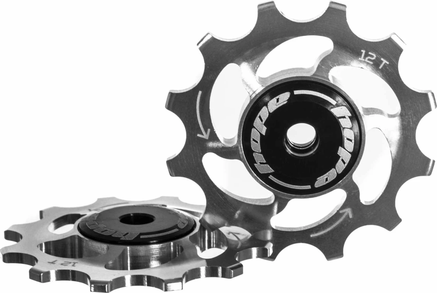 HOPE Pair Of Jockey Wheels 12T/Sram 11 Speed Silver 1 HOPE Pair Of Jockey Wheels 12T/Sram 11 Speed Silver