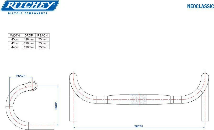 Ritchey WCS NeoClassic Handlebar - Black Blatte 2017 4 Ritchey WCS NeoClassic Handlebar - Black Blatte 2017 - Image 4