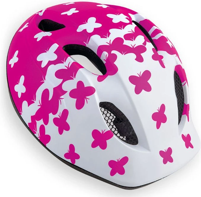 MET Super Buddy Butterfly Helmet White Pink 1 MET Super Buddy Butterfly Helmet White Pink