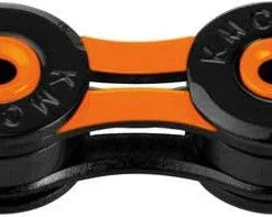 Chaine KMC DLC 11 BLACK/ORANGE X116L/Box