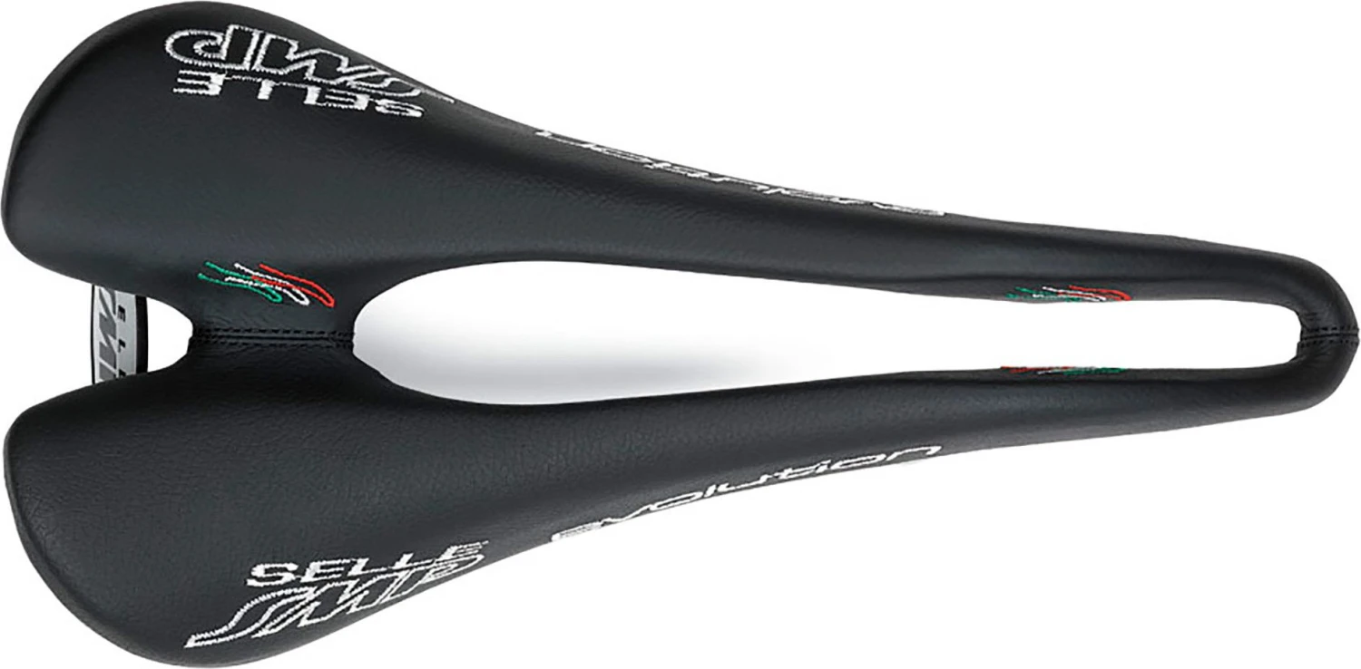 SMP Evolution Saddle Black Steel Rails 1 SMP Evolution Saddle Black Steel Rails