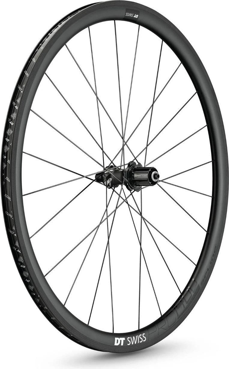 Dt-swiss Rear Wheel DT SWISS 2018 PRC 1400 SPLINE Carbon 35mm | Shimano/Sram | Clincher 1 Dt-swiss Rear Wheel DT SWISS 2018 PRC 1400 SPLINE Carbon 35mm | Shimano/Sram | Clincher
