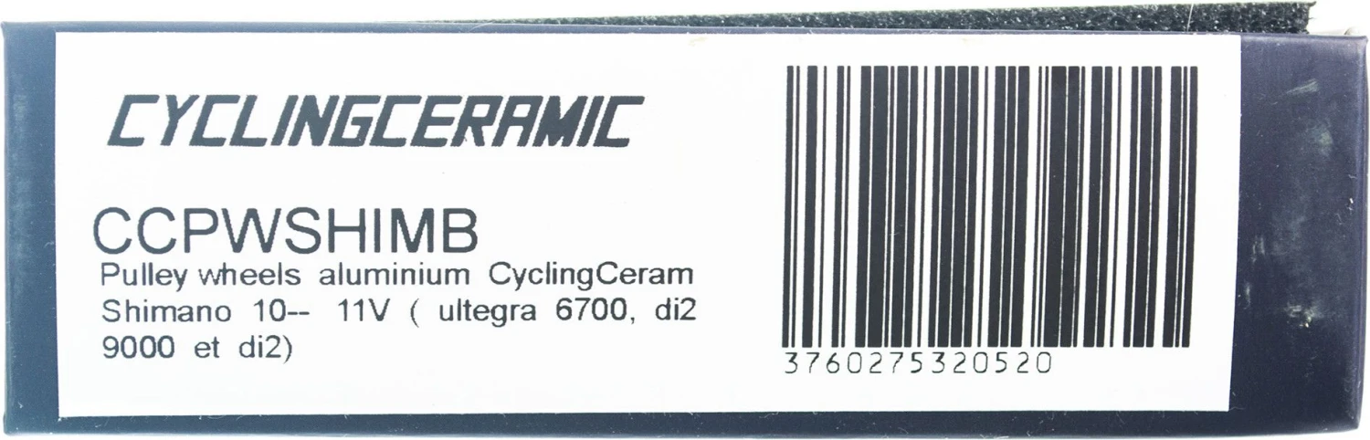 CyclingCeramic Jockey Wheels Shimano 10/11s Black 4 CyclingCeramic Jockey Wheels Shimano 10/11s Black - Image 4