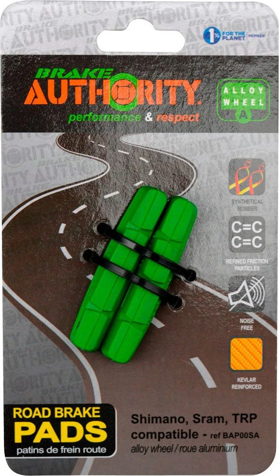 Brake Authority Brake Pads Shimano/Sram/TRP (Aluminium Rim) 1 Brake Authority Brake Pads Shimano/Sram/TRP (Aluminium Rim)