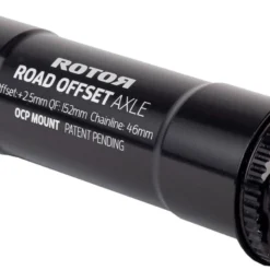 ROTOR ALDHU Offset +25mm Cranks Axle Black