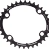 ROTOR ALDHU 3D+ Oval Chainring Internal 4x110mm Black