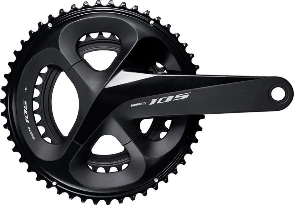 Shimano 105 FC-R7000 Crankset 52/36T 11S Black 1 Shimano 105 FC-R7000 Crankset 52/36T 11S Black