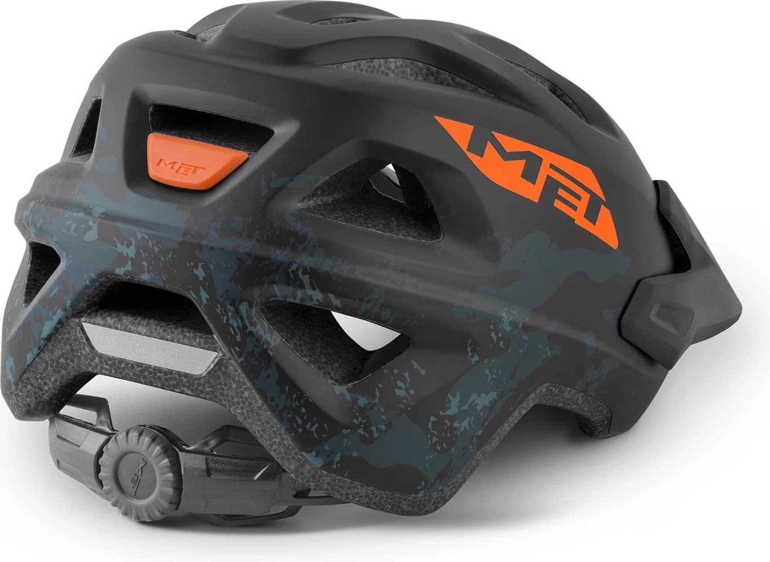 Met Eldar Kids Helmet Black Camo Matt 2 Met Eldar Kids Helmet Black Camo Matt - Image 2