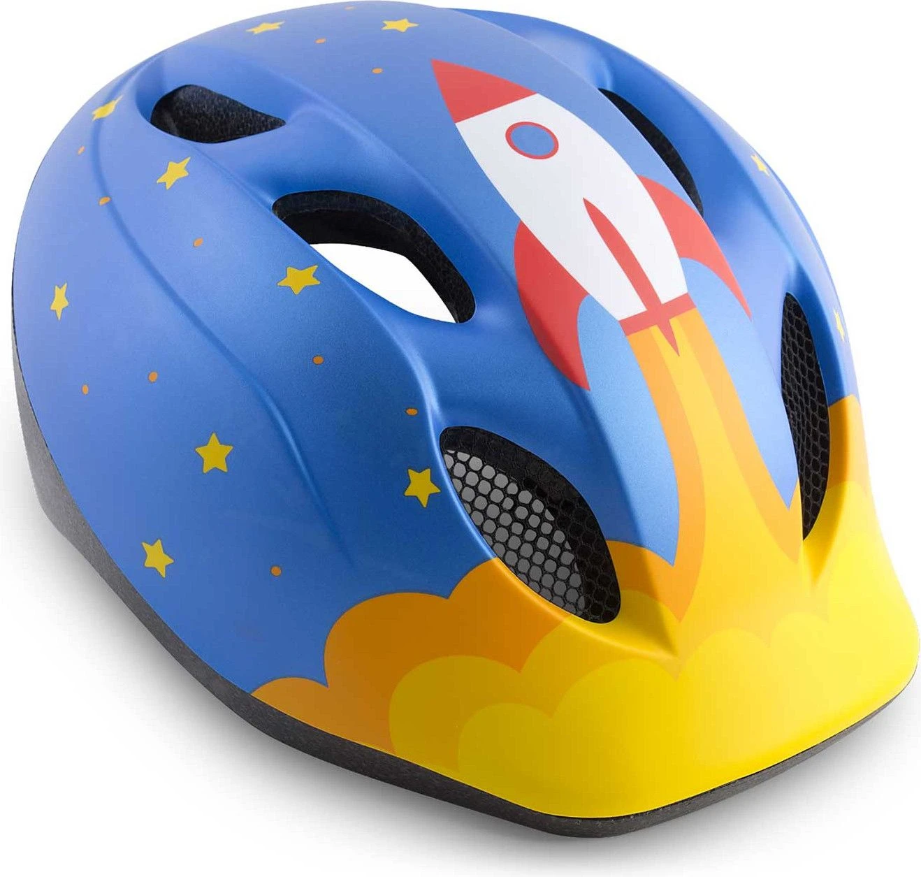 Met Buddy Kids Helmet Blue Rocket Matt 1 Met Buddy Kids Helmet Blue Rocket Matt