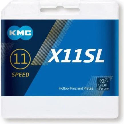KMC Chain X11SL Ti 118 Links 11S Gold 2 KMC Chain X11SL Ti 118 Links 11S Gold - Image 2