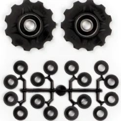 Elvedes Jockey Wheels X10 Kit With Spacers Black