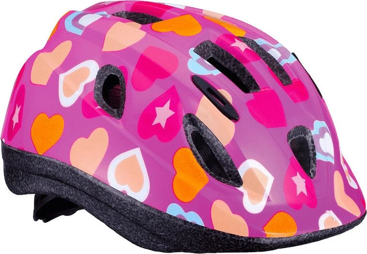 BBB Boogy Helmet Heart Pink 1 BBB Boogy Helmet Heart Pink