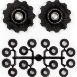 Elvedes Jockey Wheels X2 Kit With Spacers Black