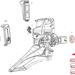 Sram Spare Part For Red E-Tap Front Derailleur