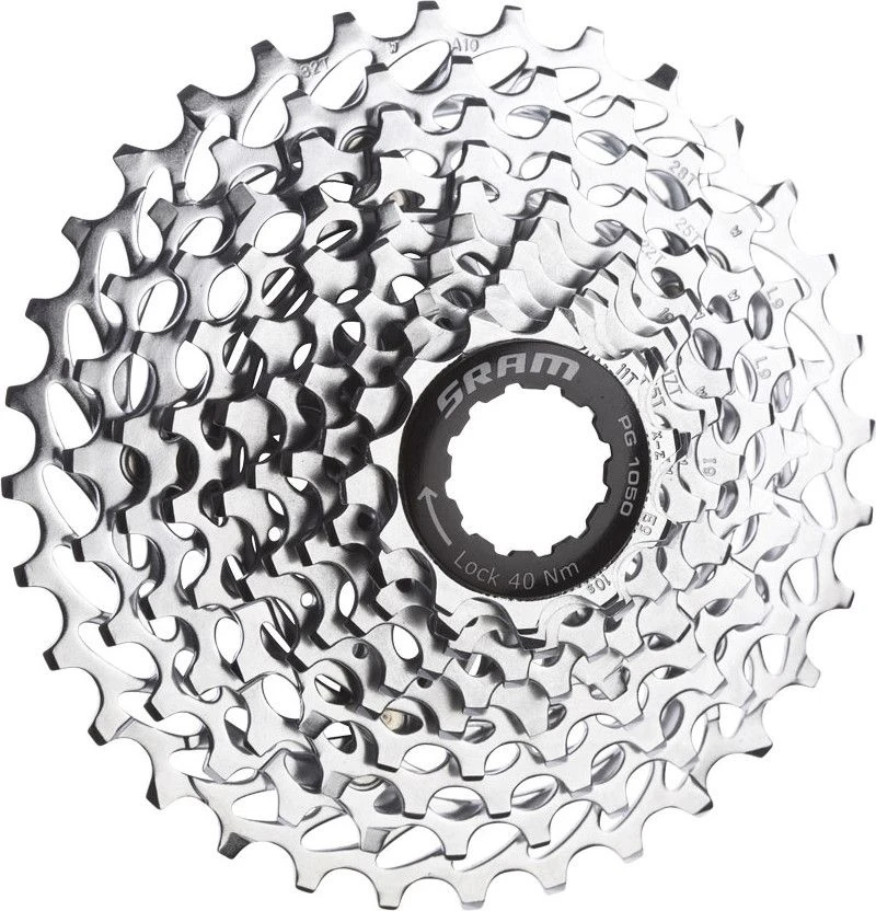 SRAM PG 1050 Cassette 12-27 Teeth 10V 1 SRAM PG 1050 Cassette 12-27 Teeth 10V